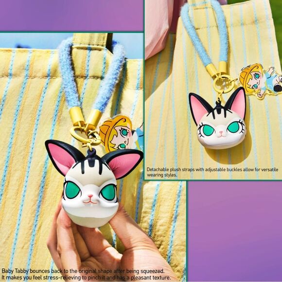 Pop Mart Baby Molly & Baby Tabby Series - Squishy Charm Blind Box - Sneak a Bite - Picture 13 of 16